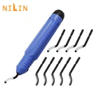 Сменное лезвие профессиональная заусенца Обрезной нож NB1100 ручной портативный инструмент для удаления заусенцев инструменты для удаления кромок10 шт. BS1010