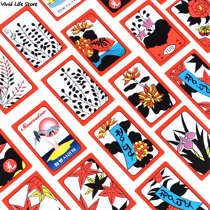 

Карты Hanafuda для игры в маджонг Gostop Go Stop, популярные настольные игры в корейском и японском стиле