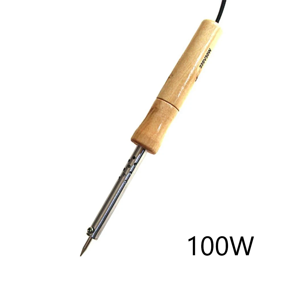 

Aideepen электрический паяльник деревянная ручка 220В