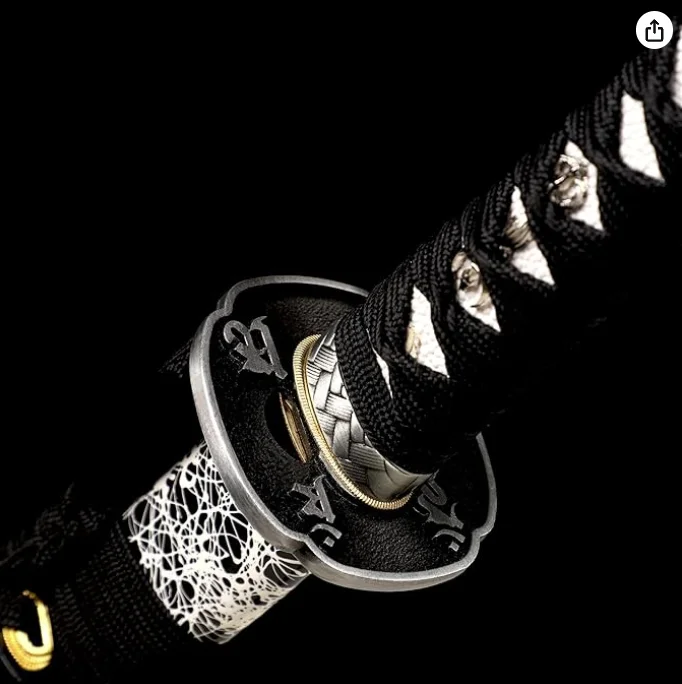 Набор ножей 26 см из сплава Tsuba для японского самурайского меча