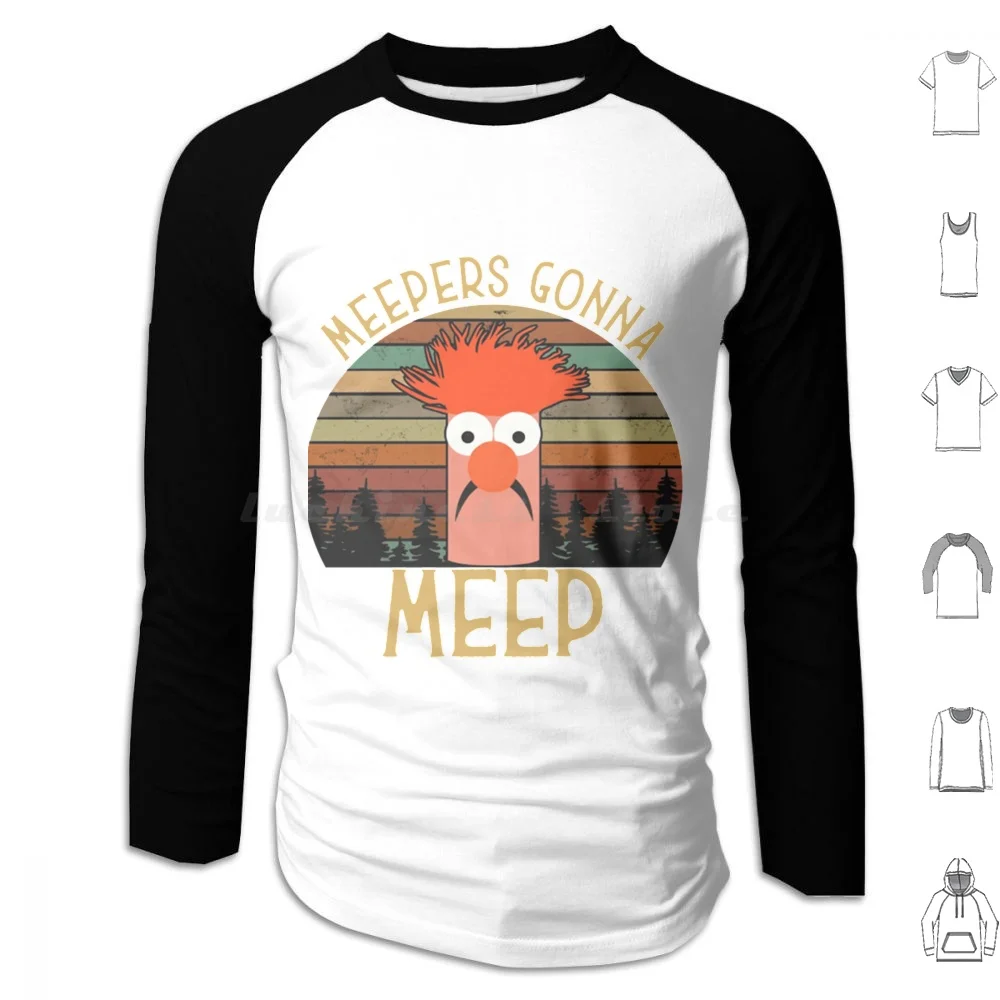 Толстовка хлопковая с длинным рукавом лягушка забавная животное мем Джим хенсон