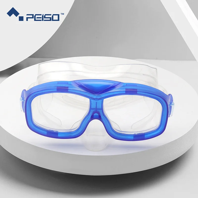 

Summer Underwater Waterproof and Anti-fog Swimming Goggles Unisex Diving Goggles Choking Water All-in-one Mask Diving Goggles