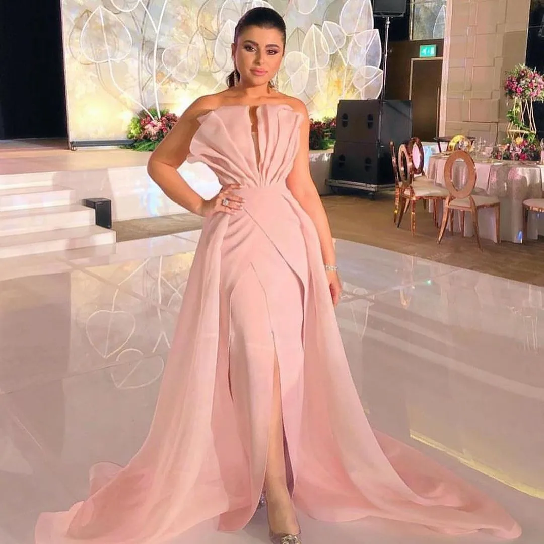 

Princess Prom Dresses Scalloped Neckline Floor-Length Sweep Train Sash Chiffon Zipper Up Sleeveless Breast Padding Beach