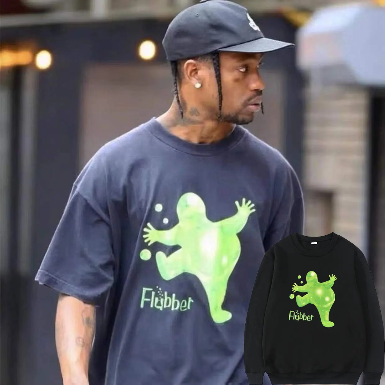 

Свитшот мужской/женский хлопковый оверсайз в стиле хип-хоп