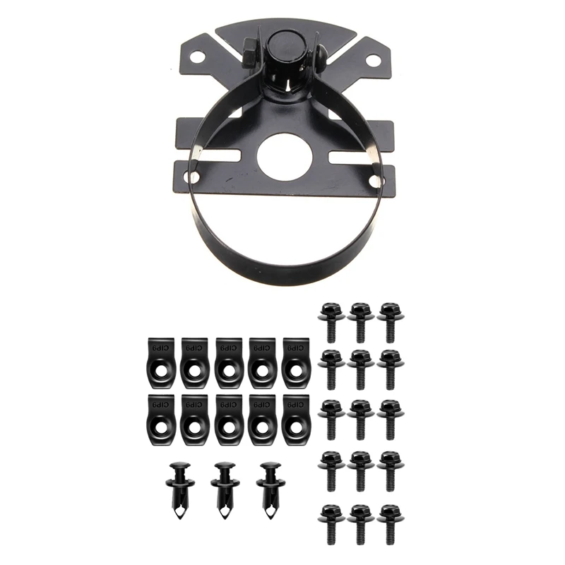 

2Inch 52Mm Universal Car Auto Single Hole Meter Gauge Holder With Bolts Bumper Rivet Clips Extruded U-Nuts