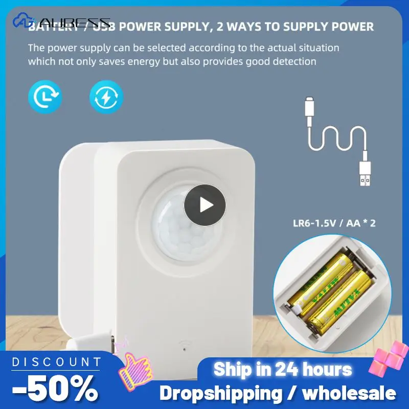 

Wifi Infrared Passive Detector Wireless Notifications Burglar Alarm Sensor Tuya Smart Life Pir Motion Sensor Smart Home