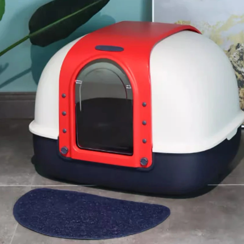 

Scratching Petkit Tray Cat Litter Box Sand House Gym Peecat Cat Litter Box Closed Mat Bed Cuadro De Arena Cat Accessories YR50CB