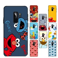cute cartoon sesame street cookie phone case for samsung s20 lite s21 s10 s9 plus for redmi note8 9pro for huawei y6 cover