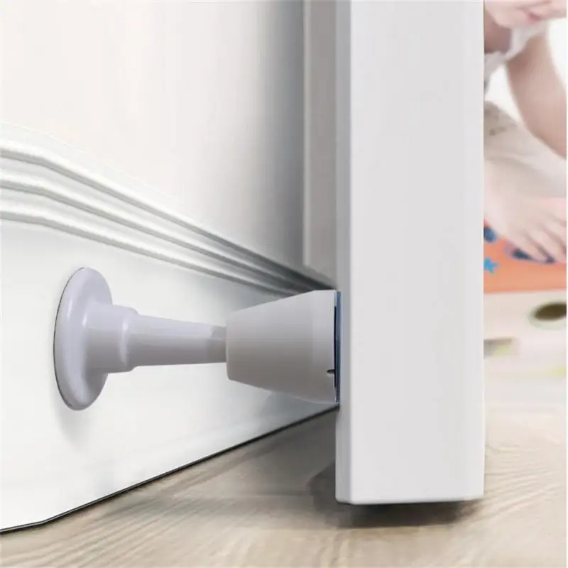 

Silicone Door Stop Mute Silent Wall Protection Anti Collision Suction Plug Holder Gear Anti-collision Device Home Door Stopper
