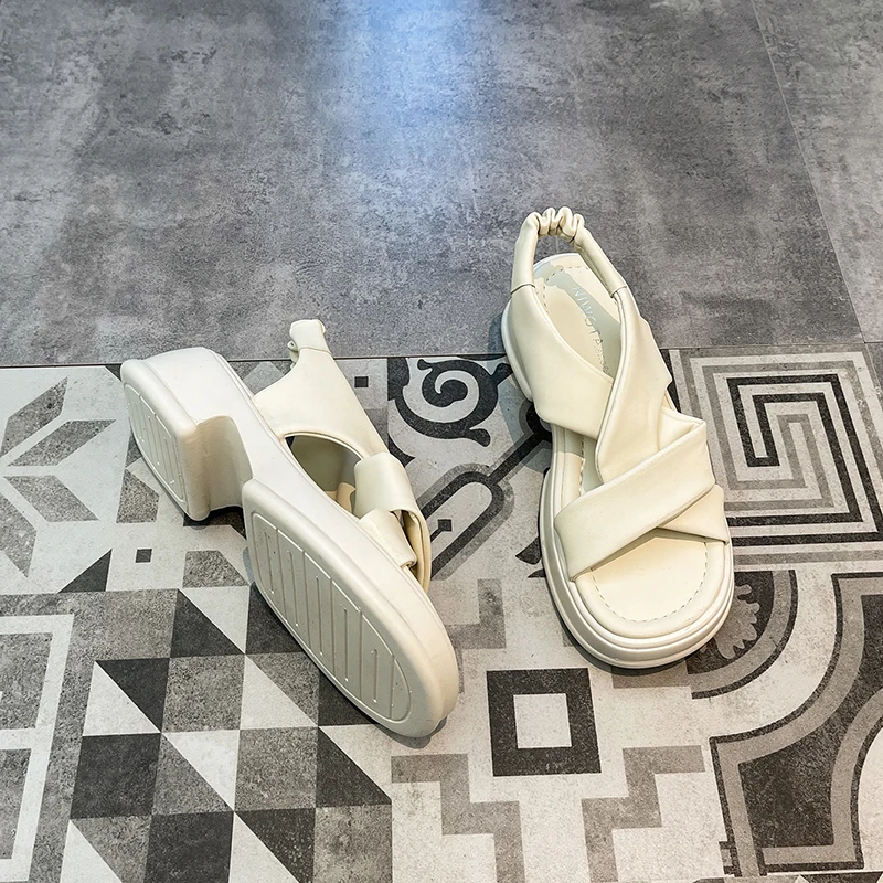 

Women's Sandals 2023 Summer New Thick Sole Comfortable Casual Roman Shoes Fashion summer sandals