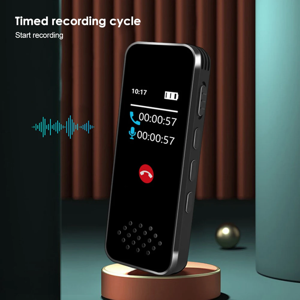 

Умный HD шумоподавляющий MP3 аудио рекордер с Bluetooth Стандартная запись звонков Голосовая активация запись паролем
