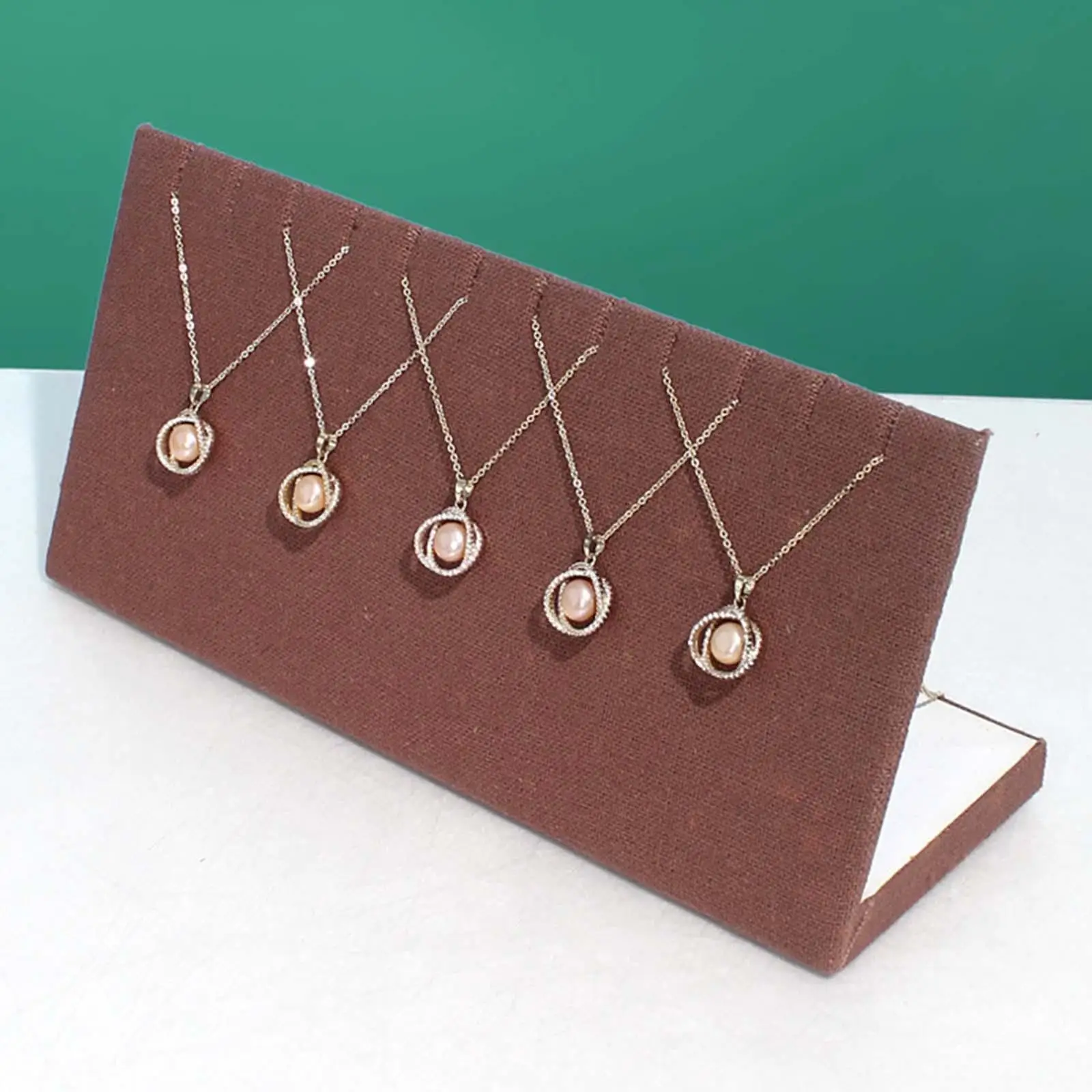 

Freestanding Necklace Pendant Display Stand Necklace Easel Display Stand Multiple Necklace Bust for Bedroom Home Shop Countertop