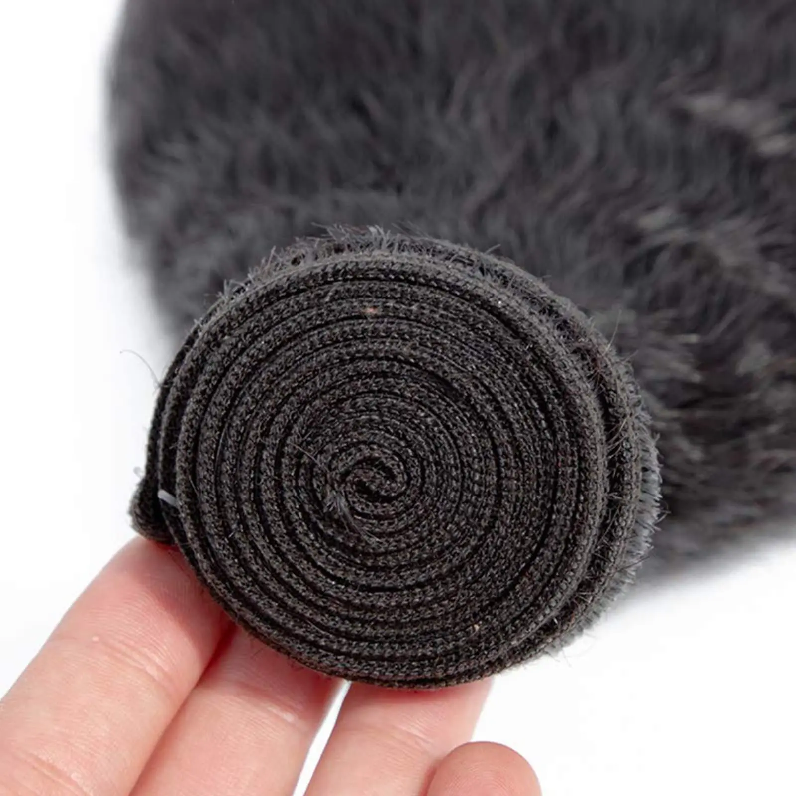 Dula A Hair Kinky Straight Remy Наращивание волос Бразильские волосы плетения с машинным