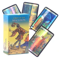 hot selling tarot board game card full english hd animation portable playing board divination game card new vision tarot cards