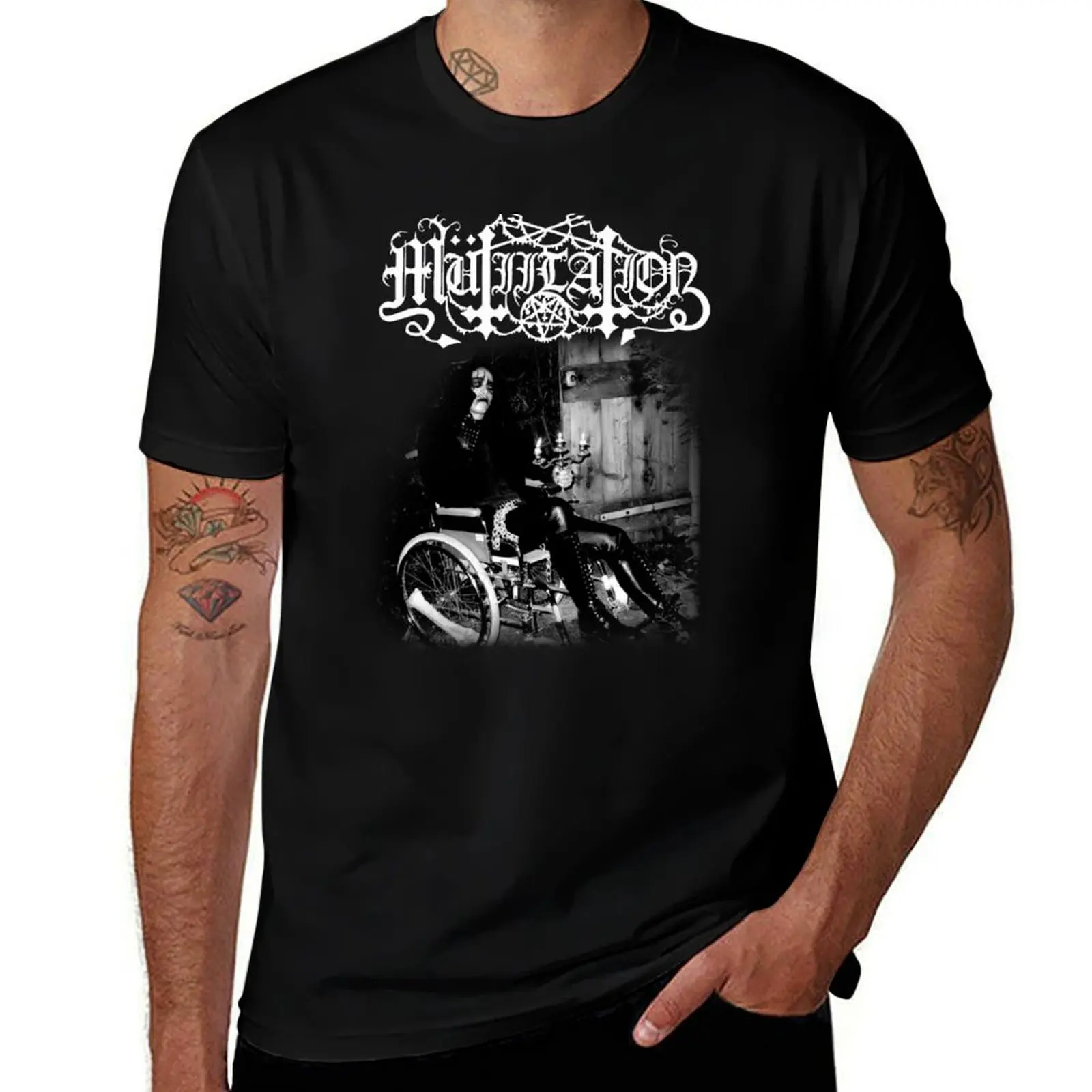 Футболка Mutiilation Black Millenium (Grimly Reborn) летняя рубашка рубашки с изображением животных