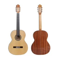 

Aiersi brand custom good high-end student guitars top solid classic guitar musical instrument