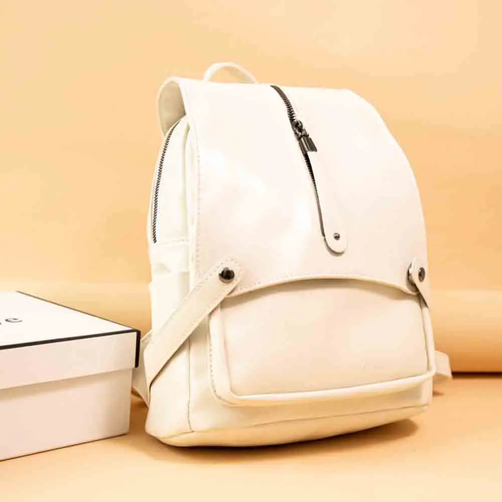 

Fashionable Women Backpack Luxury Female Solid Color High Quality PU Leather Knapsack Anti-theft Clasp Retro Mochila 2022 New