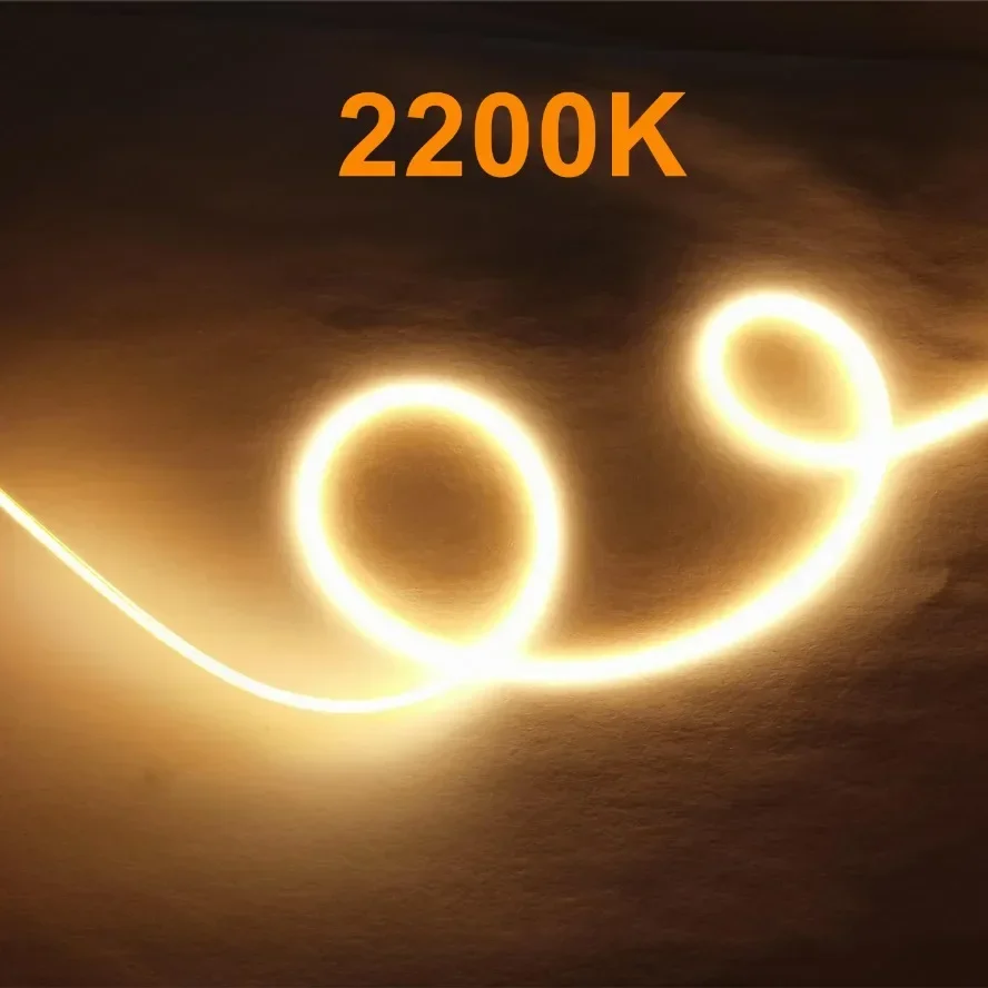 

Светодиодная лента HHLZYH, гибкая, спираль, тёплый свет, 12/24В, 130/300/600 мм