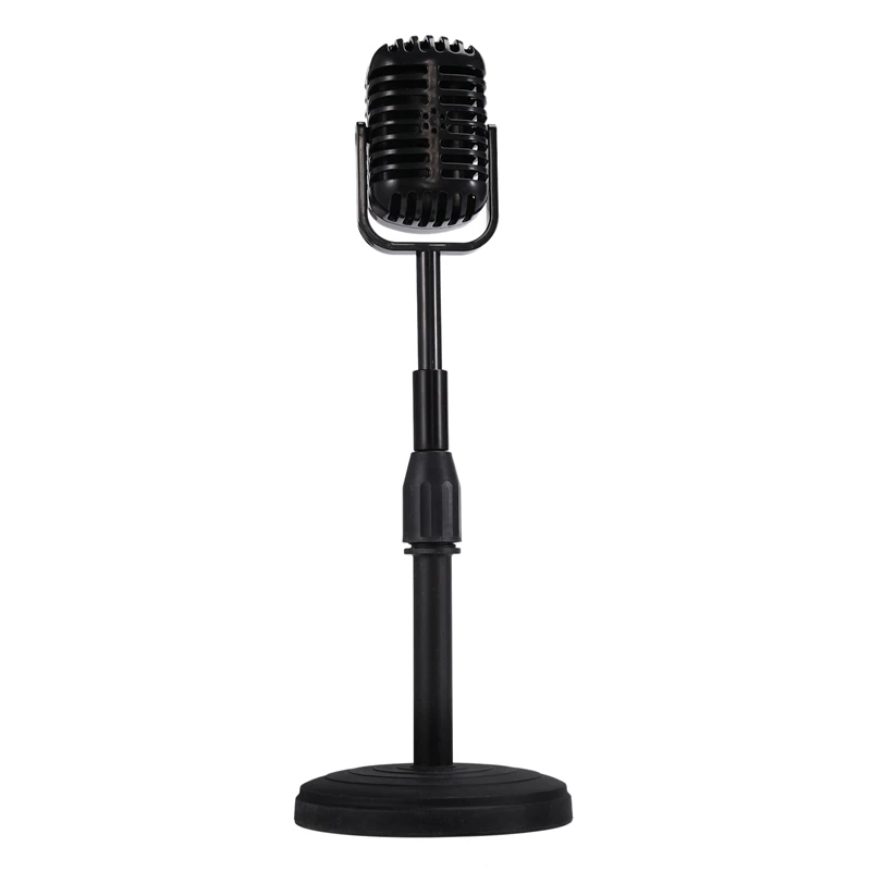 

Винтажный настольный микрофон с регулируемой высотой, подставка для микрофона в классическом ретро стиле