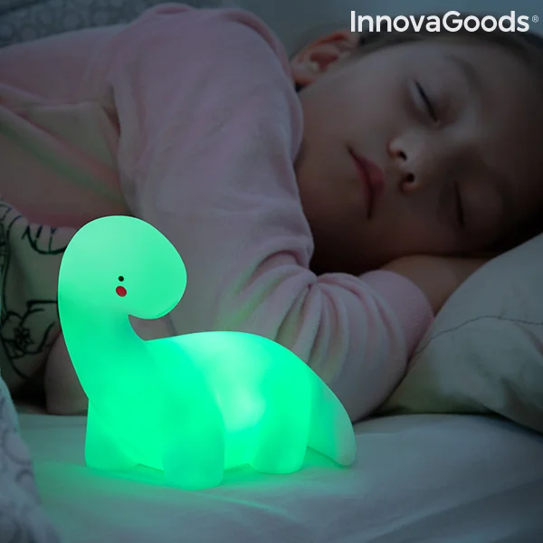 Динозавр разноцветный светодиодный светильник Lightosaurus InnovaGoods| |