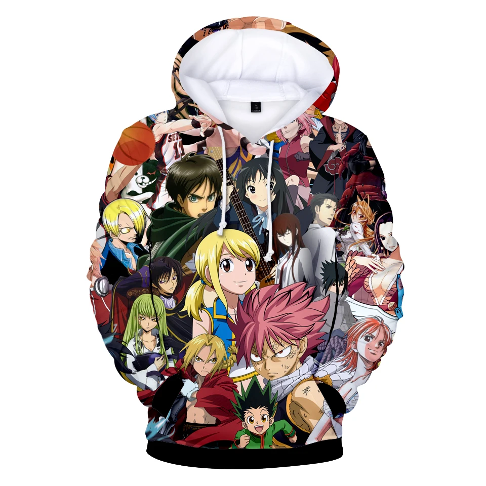 

New Men Women Anime Fairy Tail 3D Print Hoodie High Quality Clothes Casual Sweatshirt Cosplay Harajuku Street Hoodie