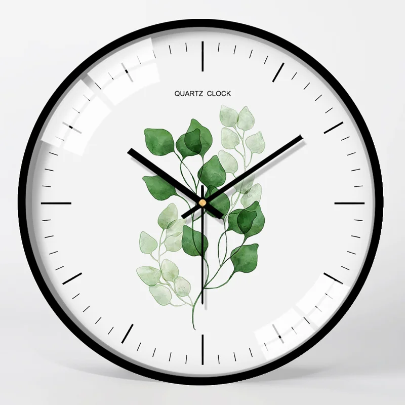 Nordic Creative Large Glass Clcok Modern Metal Watches Home Decor Wall Clocks Silent Living Room Reloj Cocina Gift |