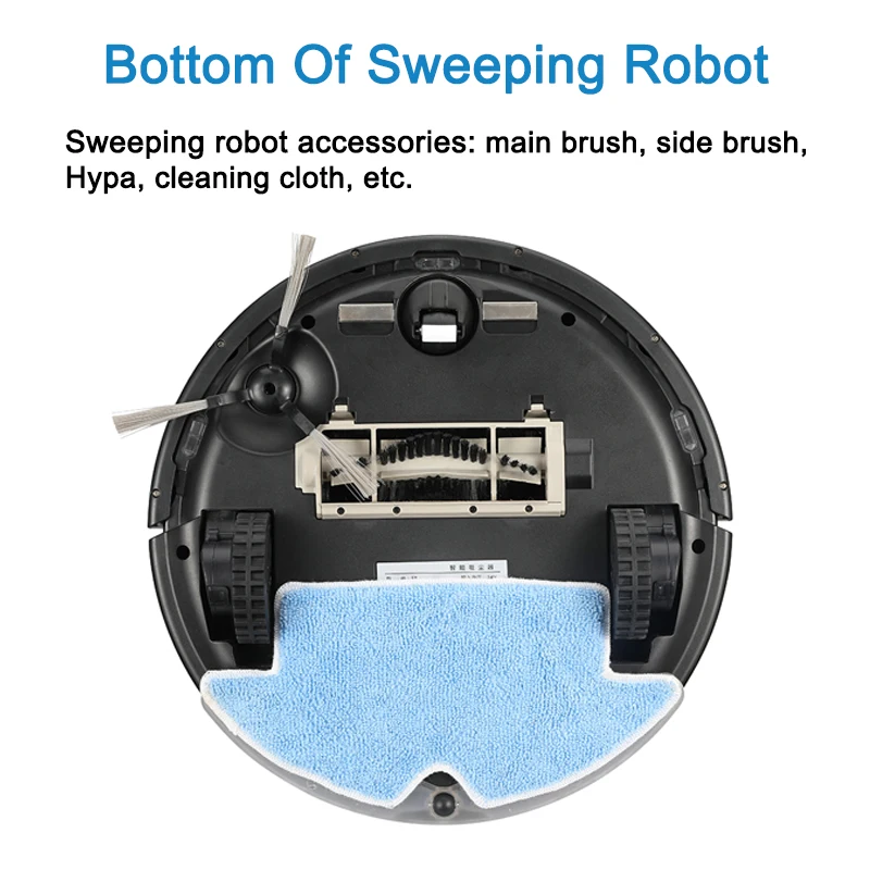 Робот пылесос аксессуары швабра ролик щетка Hepa фильтр боковой щетки части пакет