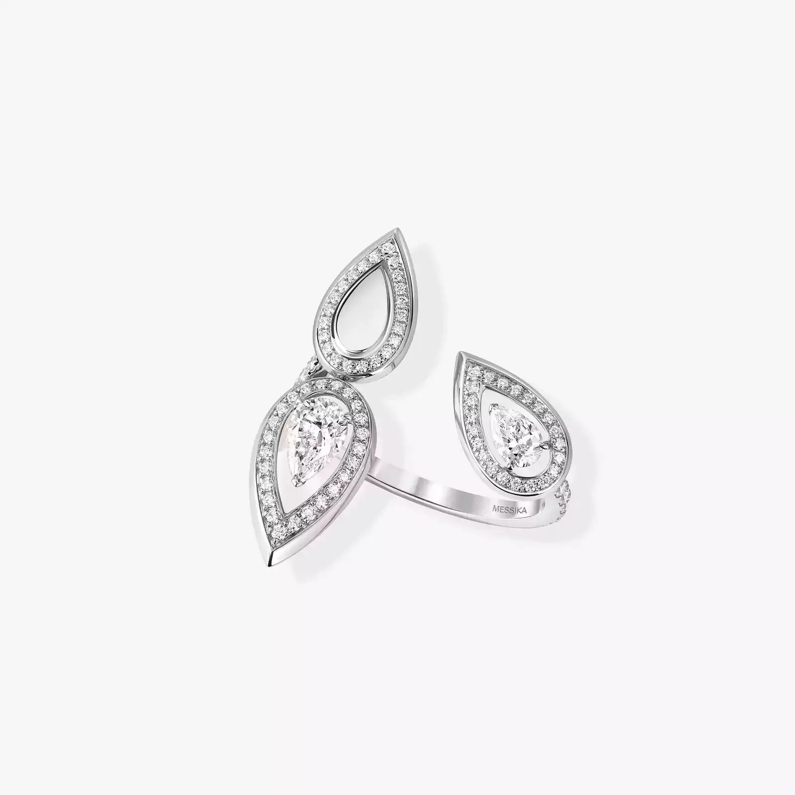Коллекция FIERY TRIO из стерлингового серебра S925 асимметричное женское кольцо с