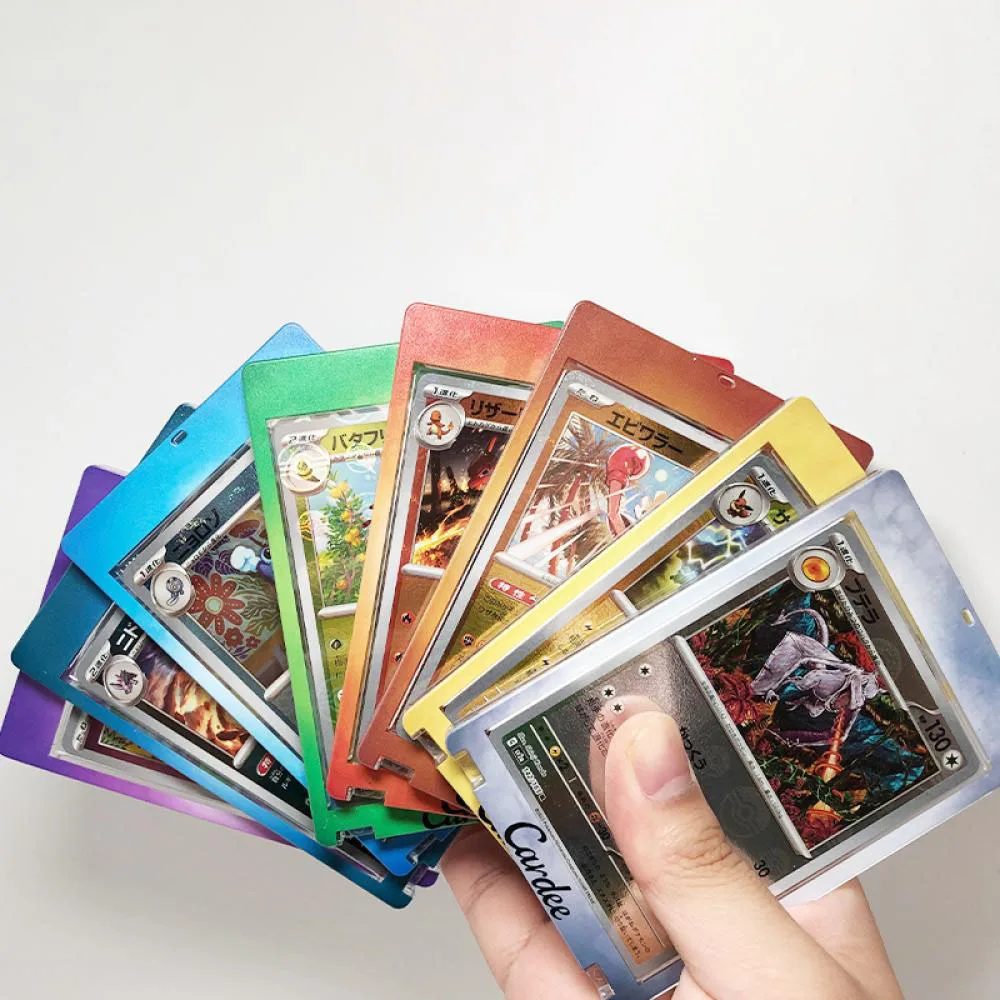 

Cartoon Anime Pokemon Charizard Multi Color Series Cord Card Brick Tcg Ultra Thin Hd Card Collection Protection Toy Gifts