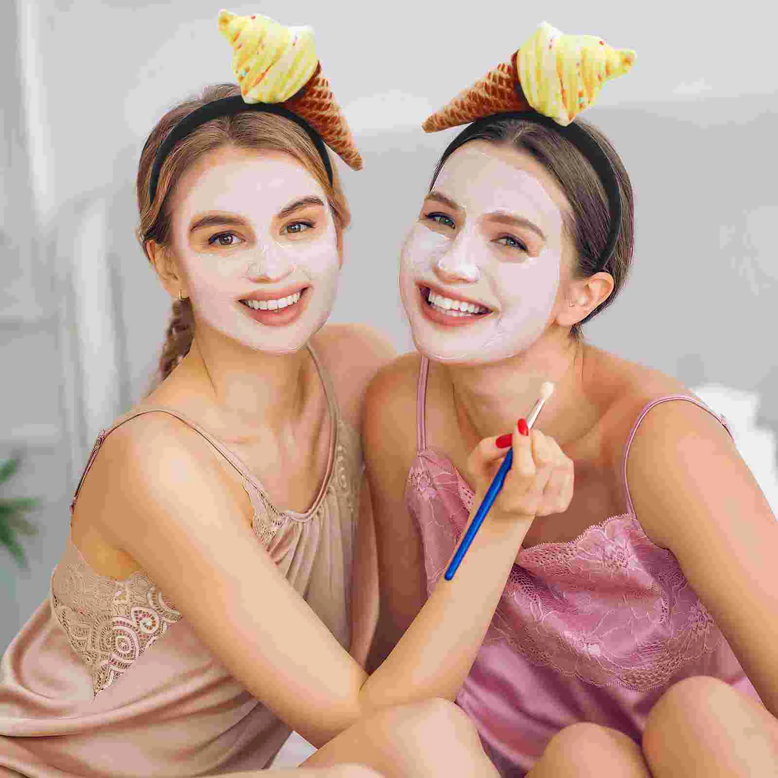 Кремовый человек украшение на Хэллоуин мини-шляпа для взрослых тканевая повязка