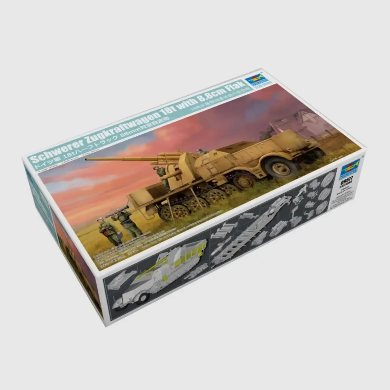 Trumpeter 1/35 модель грузовика Schwerer Zugkraftwagen 18t