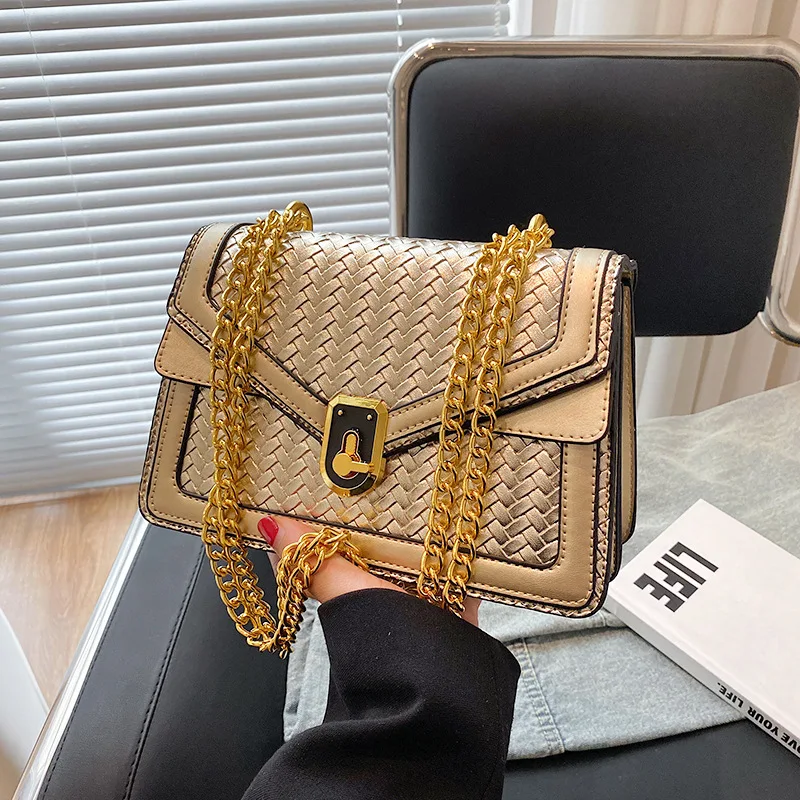 

Famous Designer Classic Bags Retro Fashion Chain Shoulder Cross-Border Bag For Women Ladies PU Leather Commute Messenger Phone