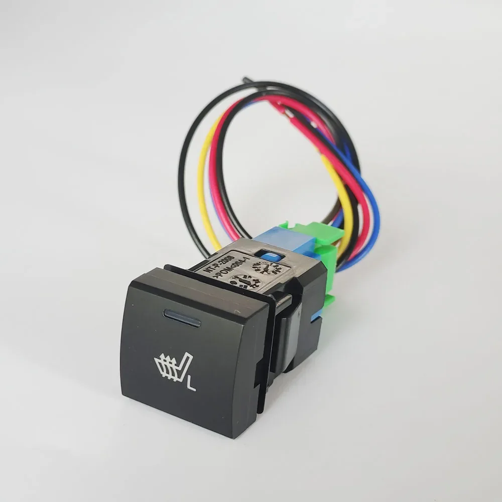 

Переключатель управления подогревом автомобильного сиденья, кнопка обогревателя, подходит для Toyota Camry V70 2018 Rav4 Corolla Altis 2019, аксессуары Hilux Yaris