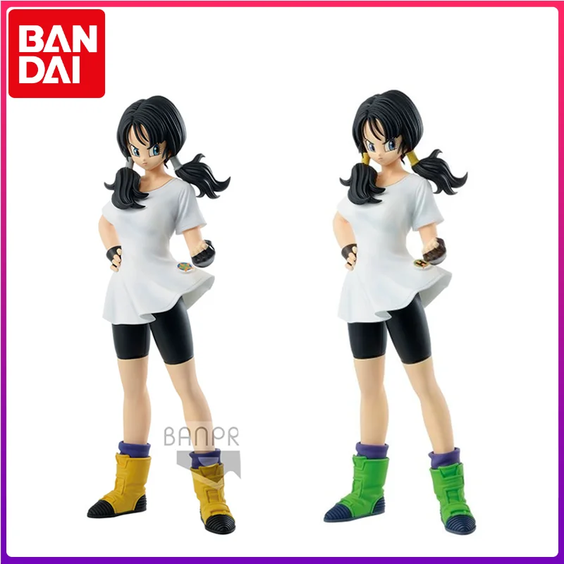 

Bandai Genuine Dragon Ball Z Anime Videl Action Figures Collectible Model Glamour Shine Ornaments Doll Toys Gifts for Kids
