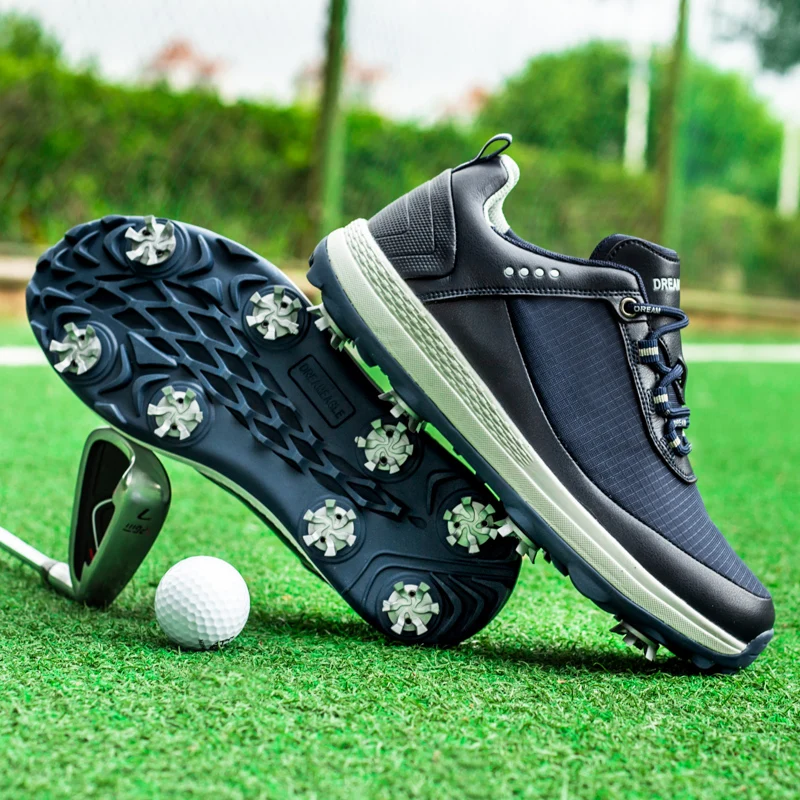 2022 New Fashion Men's Golf Shoes Outdoor Comfort Golf Training Sneakers Men's Grassland Non Slip Fitness Golf Sneakers