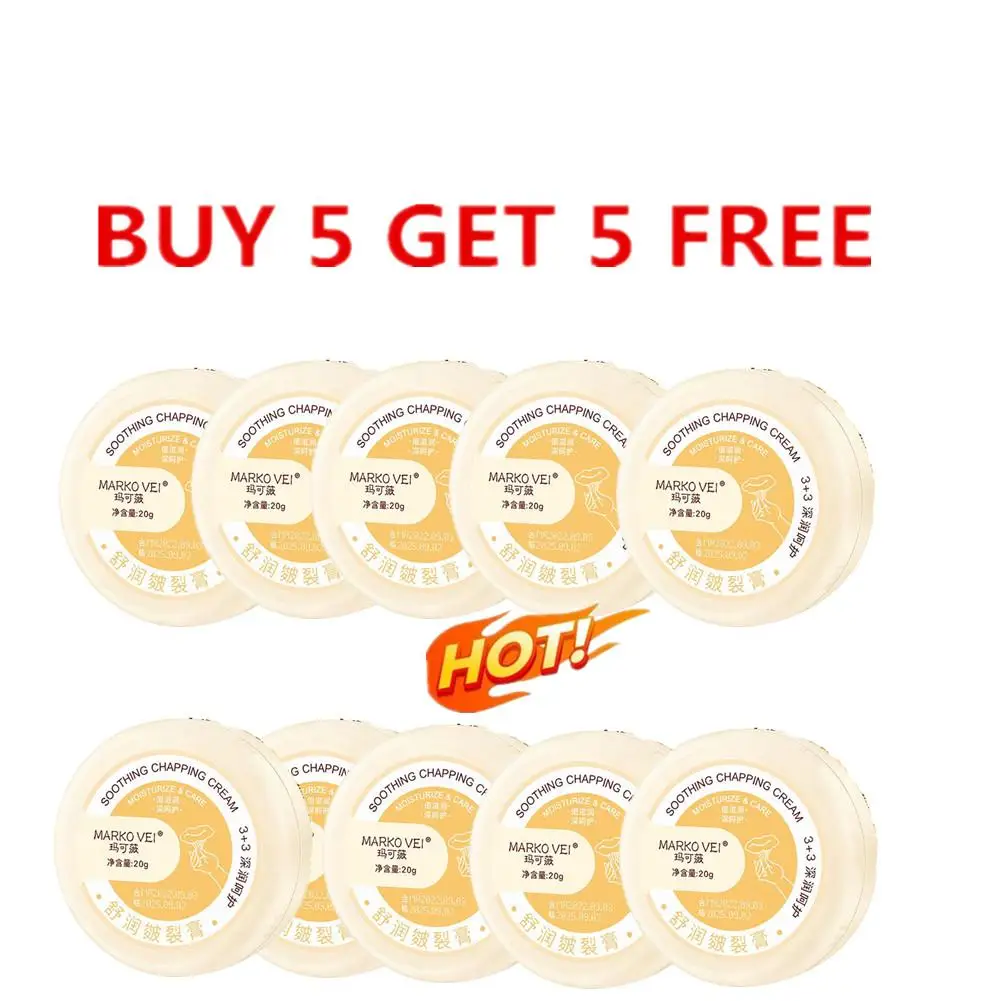 

10pcs 20g Anti-Drying Crack Foot Cream Heel Cracked Repair Cream Removal Dead Skin Hand Feet Care