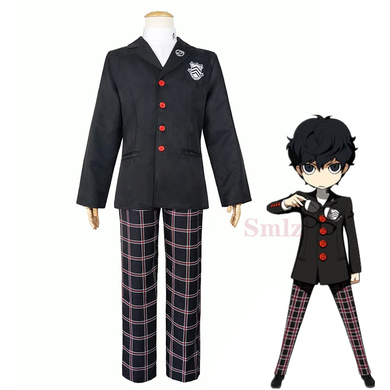 Joker School Uniform Amamiya Ren Suit Persona 5 Cosplay Costume Coat ...