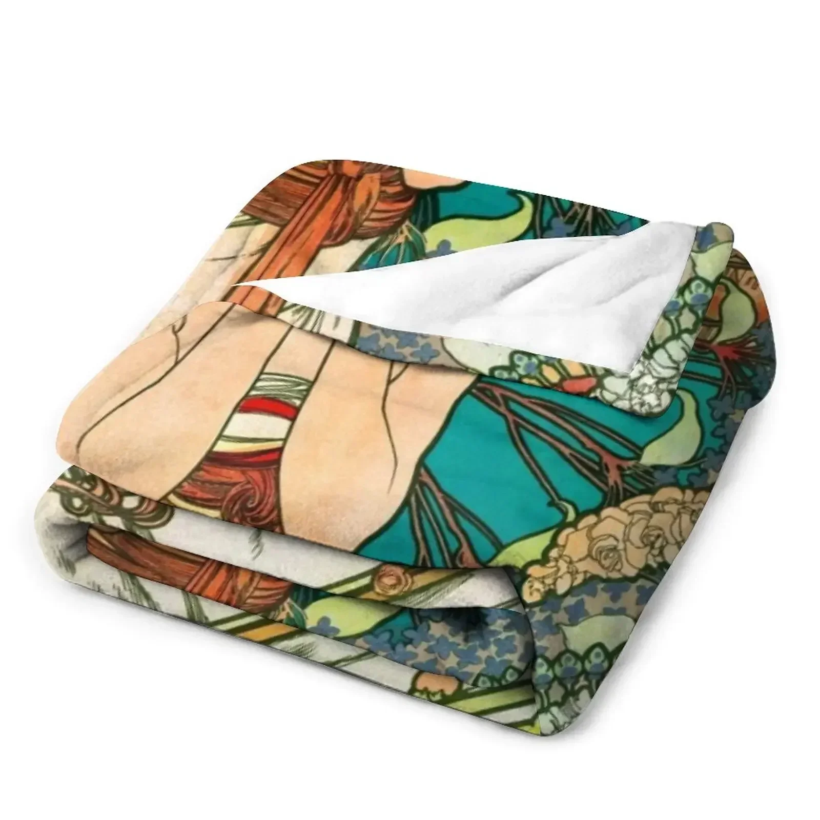 Винтажный туристический постер Монако Монте-Карло восстановленное одеяло 1983