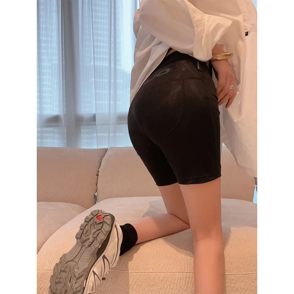 

23 years of sports fitness cycling anti-wrinkle wear-resistant high elasticity leisure yoga bottoming shorts