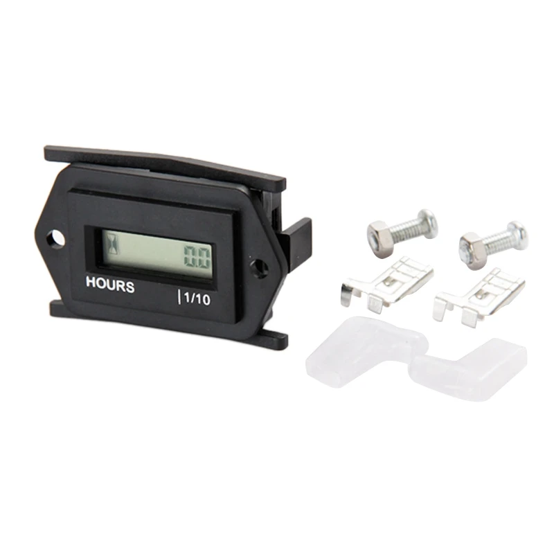 

Digital LCD Hour Meter AC 86 To 230V, Waterproof Design Use Tractor Generator Golf Cart Club Car Other Powered Equipment