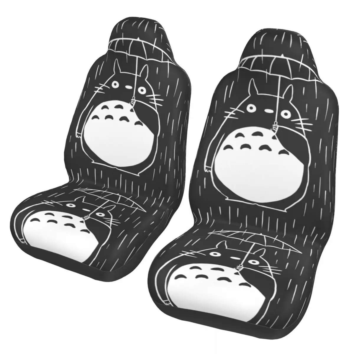 My Neighbor Totoro Studio Ghibli Anime Car Seat Covers Universal Fit for Cars Hayao Miyazaki Manga Bucket Seats Protector Covers