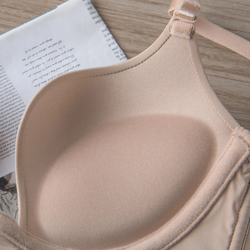 Plunge Bra Open Back Brassiere Women Lingerie For Wedding Backless Bras Push Up Underwear Low Cut Deep U Shaped Top Sexy