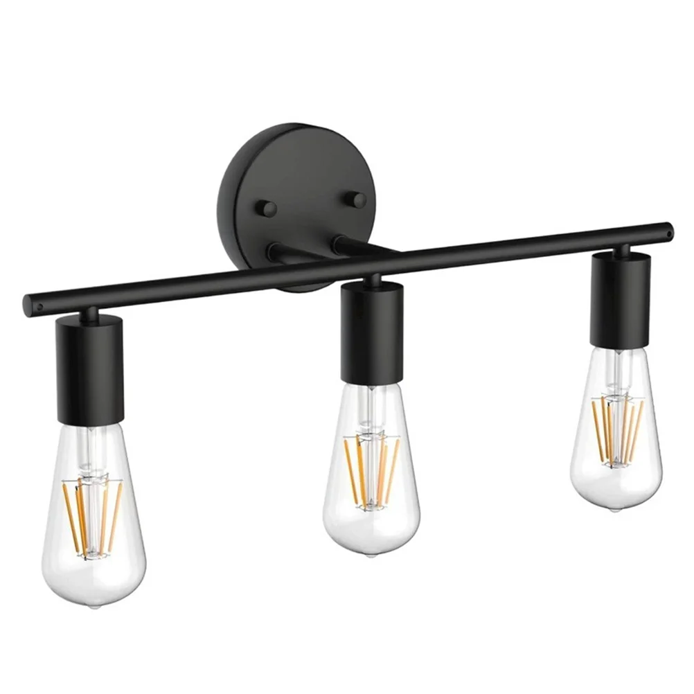 

Light Vanity Bathroom Wall Socket Mirror Over Lights Farmhouse Fixtures Fixture Lighting Adapterrustic Bulb Sconces Outlet