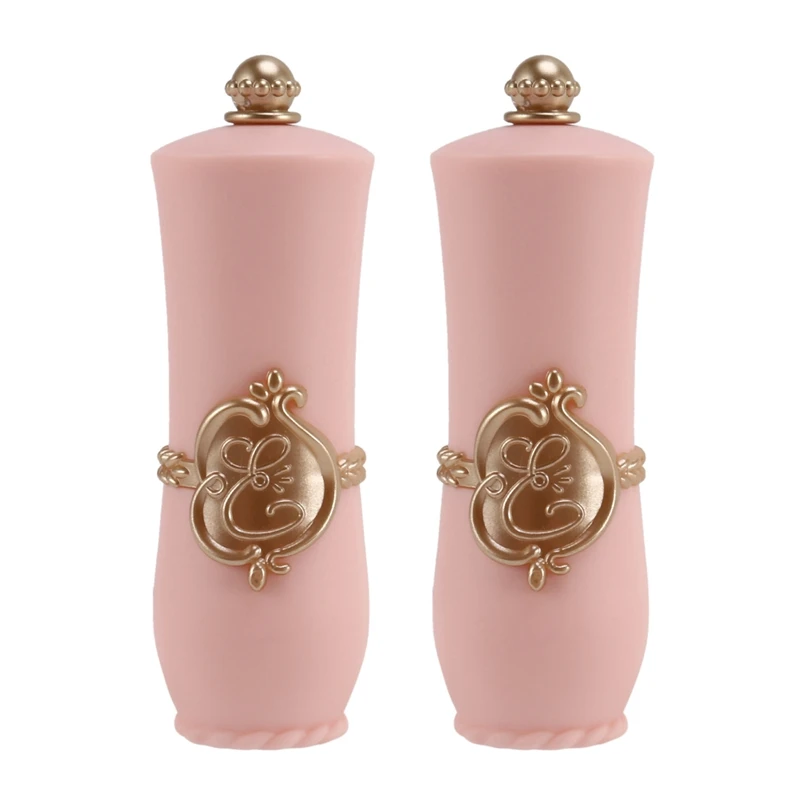 

2 шт., губная помада с яркими цветами и кристаллами