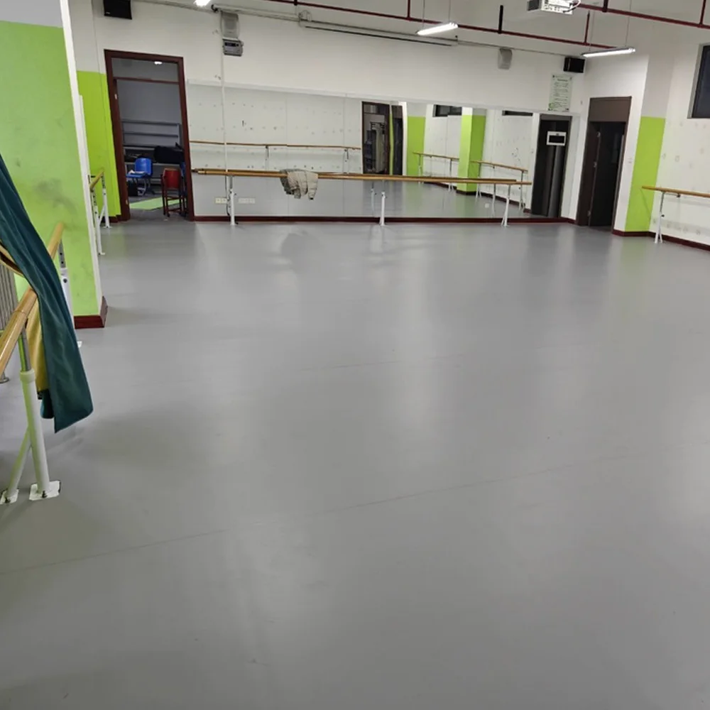 Фото Рулон пола из ПВХ Beable для балета и танцевальной студии диаметром 5,0 мм — профессиональный класс, простота в обслуживании №2