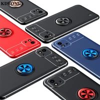 thin phone case for oppo a93 a55 5g find x3 realme 9 c20 c21 gt v15 v11 etui hidden magnetic ring bracket tpu shockproof cover