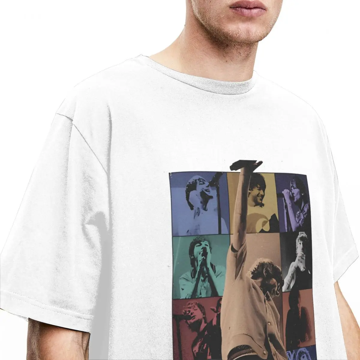 Мужская и женская футболка Louis tomlineras Tour хлопковая модная летняя