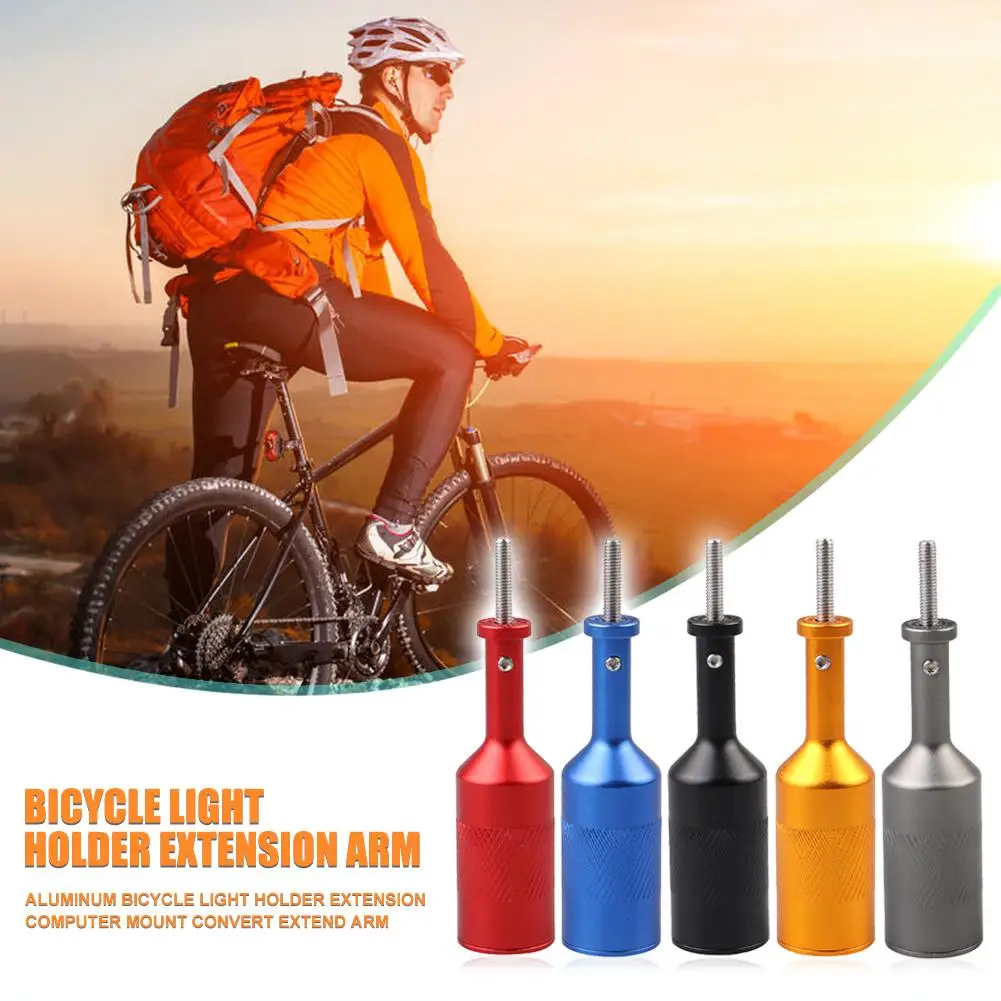 

Durable Bicycle Light Holder Extension Arm Aluminum Extension Bolt Extender Arm for Bicycle Light Holder Computer Mount