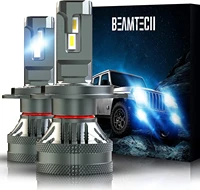 beamtech h4 led bulbs 22000lm 9003 g xp chips 120w 6500k high power xenon white