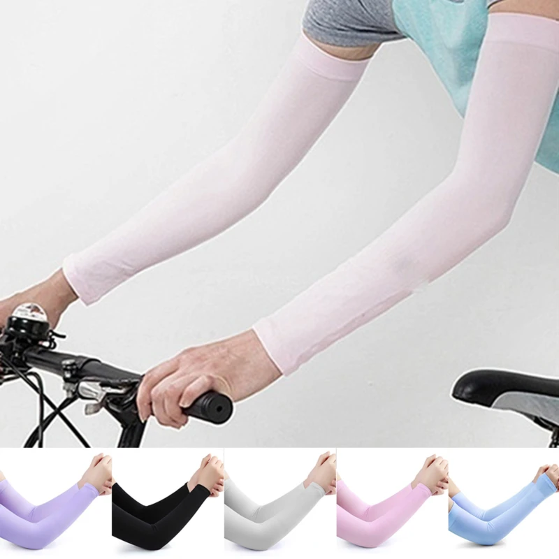

2PCS Men Women Arm Sleeves Summer Sun UV Protection Cycling Running Fishing Clambing Driving Arm Cover Hot Sale Dropshipping
